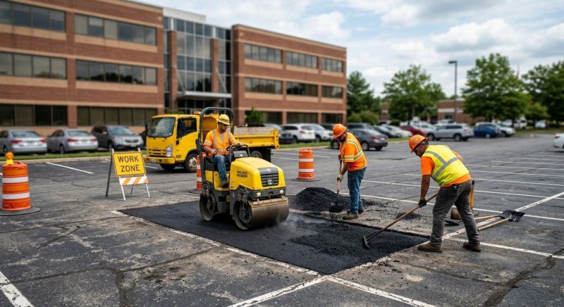 Church Parking Lot Repair in Conway, AR